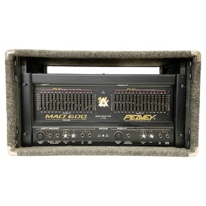 Peavey MAQ 600 Dual Channel Equalizer 600 Watt Monitor Amp 