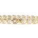 Fancy Hexagon Link 0.52 Ctw Round Diamond 14KT Yellow Gold Tennis Bracelet 7"