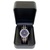 Bulova 96l276 Bulova Phantom Women's Silver Blue Dial Crystal Watch