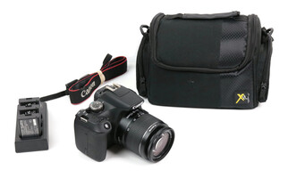Canon EOS Rebel T7 DSLR Camera Bundle - 3 Batteries, Charger, Camera Bag