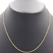 Classic 14KT Yellow Gold 1.6mm Thin Rope Chain Necklace 18.5" by MA - 3.93g
