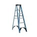 Werner FS100 6-ft ( 10-ft Reach Height ) Fiberglass Type 1 - 250 lbs. Load Capac