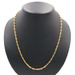 Italy 22KT Yellow Gold (916) 4mm Classic Anchor Mariner Chain Necklace 23" 33.9g