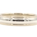 High Shine 14KT Two-Tone Gold 5.1mm Classic Wedding Band Ring Size 11 - 7.2g