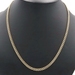 High Shine 10KT Yellow Gold 4.5mm Wide Curb Link Necklace 22" - 10.08 Grams