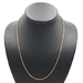 Classic Semi-Hollow 10KT Yellow Gold 2mm Rope Chain Necklace 20" BBB Peru 3.29g