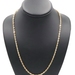 Classic High Shine 10KT Yellow Gold 3.2mm Hollow Rope Chain Necklace 22" RCI 5g