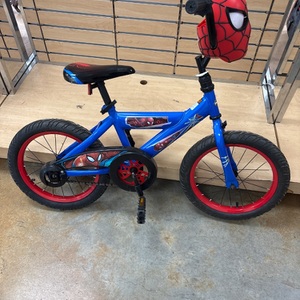 Huffy spiderman kids bike
