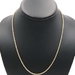 High Shine 14KT Yellow Gold 2.3mm Classic Hollow Rope Chain Necklace 19" MA 2.4g