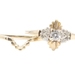 0.33 ctw Round Diamond Art Deco Style 14KT Yellow Gold Women's Wedding Ring Set