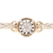 0.10 Ctw Round Diamond Illusion Cluster 10KT Yellow Gold Heart Motif Ring by JD