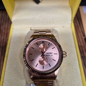 Invicta Specialty Rose Dial Rose Gold-tone Men's Watch 29436