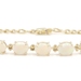 Women's Italy 3.20 Ctw Cabochon Natural Opal 14KT Yellow Gold Figaro Bracelet 7"
