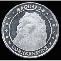 Cornerstone Mint Haggai 2:8 1 OZ Silver Round