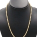 Classic Heavy 14KT Yellow Gold 4.1mm High Shine Rope Chain Necklace 18" - 26.73g
