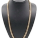 Aurafin Italy 14KT Yellow Gold 6.5mm Curb Link Chain Necklace 24.5" - 34.11g
