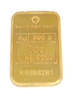 Rand refinery 1 oz 999.9 Gold bar