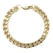 Classic 10KT Yellow Gold 9.4mm Wide Foxtail Chain Bracelet 9" by ALI - 37.55g