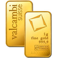 Valambi Suisse 1 Gram Gold Bar