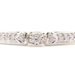 0.13 ctw 10KT White Gold Past Present Future Women's Size 7 Engagement Ring 2.3g