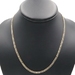 Diamond-Cut 10KT Yellow Gold Classic 3.3mm Thin Curb Link Necklace 18" ALI 3.71g