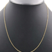 Women's 10KT Yellow Gold 1.5mm Round Link Adjustable Gold 20.5" Necklace - 2.41g