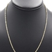 High Shine 10KT Yellow Gold 2mm Figarope Chain Necklace 18" RL Peru - 5.32 Grams