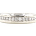 Men's Channel-Set 0.25 Ctw Round Diamond 10KT White Gold Wedding Band Ring WGD
