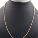 Classic 14KT Yellow Gold 3.6mm Wide High Shine Rope Chain Necklace 23" - 18.89g
