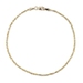 Classic 10KT Yellow Gold 1.8mm High Shine Rope Chain Bracelet 8" RCI - 1.74g