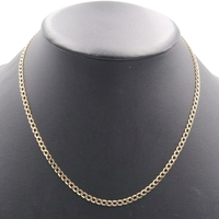 10KT Yellow Gold 3.6mm Wide Curb Link Chain Necklace 22" - 4.02 Grams by GD