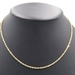 Classic High Shine 10KT Yellow Gold 2.3mm Hollow Rope Chain Necklace 18" IGS 2g