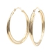 Women's Fancy 14KT Yellow Gold 26.5mm Double Hoop Hinged Earrings RL 1.22g