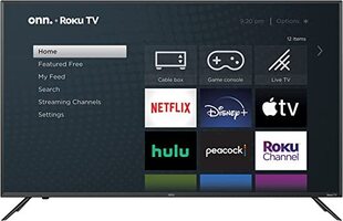 50" Onn 100012585 4K Roku Smart LED TV- No Legs