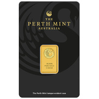 The Perth Mint Australia 5 Gram Gold Bar