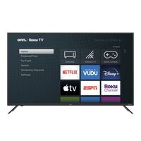 55" Onn 100012586 4k Roku Smart LED TV- No Legs