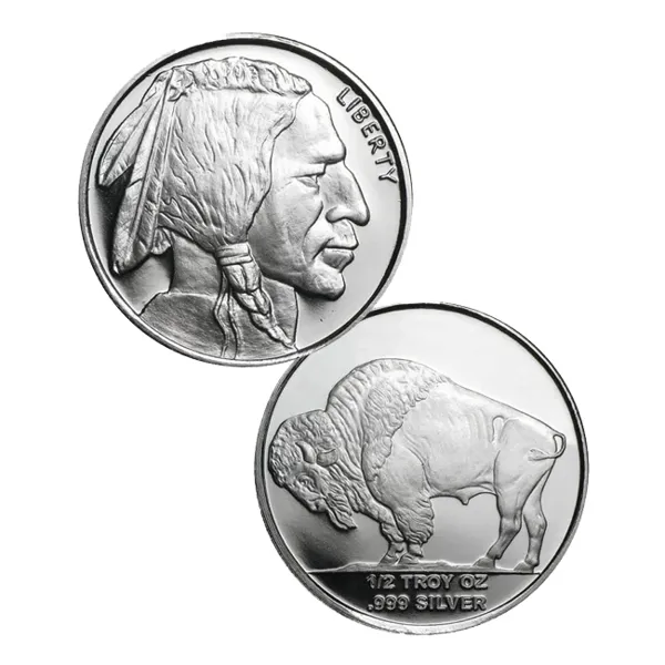 Liberty Buffalo 1/2 OZ Silver Round