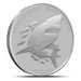 2015 Elizabeth II Great White Shark 1 OZ Silver Round