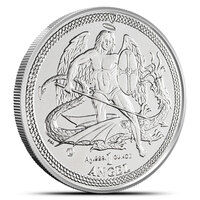 2014 Elizabeth II Isle of Man 1 OZ Silver Round