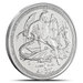 2014 Elizabeth II Isle of Man 1 OZ Silver Round