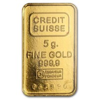Credit Suisse 5 Gram Gold Bar
