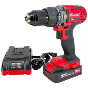 Bauer 1791C-B1 20VDC 20V Cordless,1/2" Drill/Driver w/ 1.5Ah Battery & Charger
