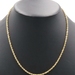 Classic 10KT Yellow Gold 2.8mm Wide High Shine Rope Chain Necklace 20" - 10.15g