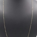 High Shine 14KT Yellow Gold 0.8mm Wide Classic Box Chain Necklace 23.5" - 1.77g