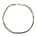 Classic Hollow 10KT Yellow Gold 3.7mm Square Foxtail Chain Bracelet 9 1/4" 5.51g