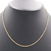 Classic 10KT Yellow Gold 2mm Wide High Shine Rope Chain Necklace 18.5" - 5.52g