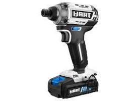 HART 20-Volt Brushless Impact Driver Kit (1) 20-Volt 2.0Ah Lithium-ion Battery
