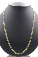 Classic 14KT Yellow Gold 4.7mm Wide 25" Mariner Chain Necklace - 19.26 Grams