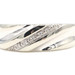 Men's Diagonal 0.03 Ctw Round Diamond 10KT White Gold Wedding Band Ring MGW 3.6g