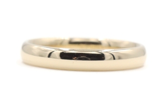 Classic 10KT Yellow Gold 4mm High Shine Wedding Band Ring Size 12 by RS - 5.25g
